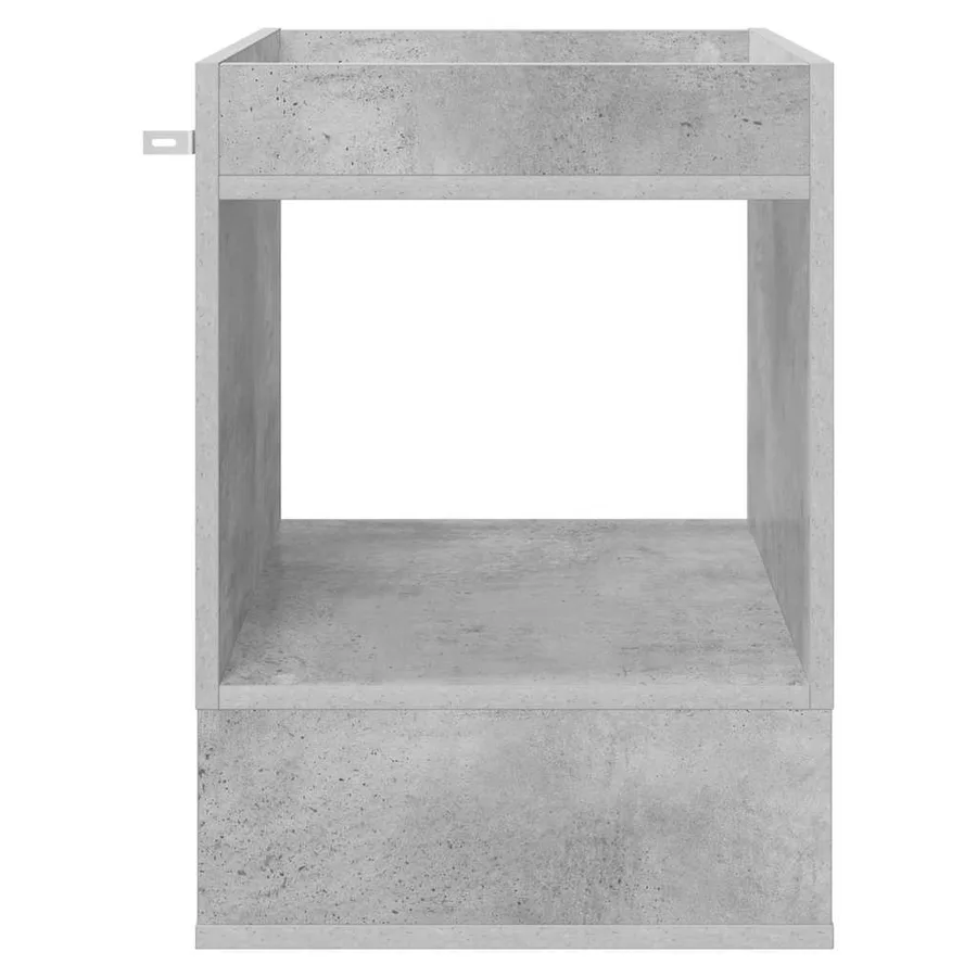 Table d'appoint Gris béton 40 x 40 x 56 cm Bois d'ingénierie - 5