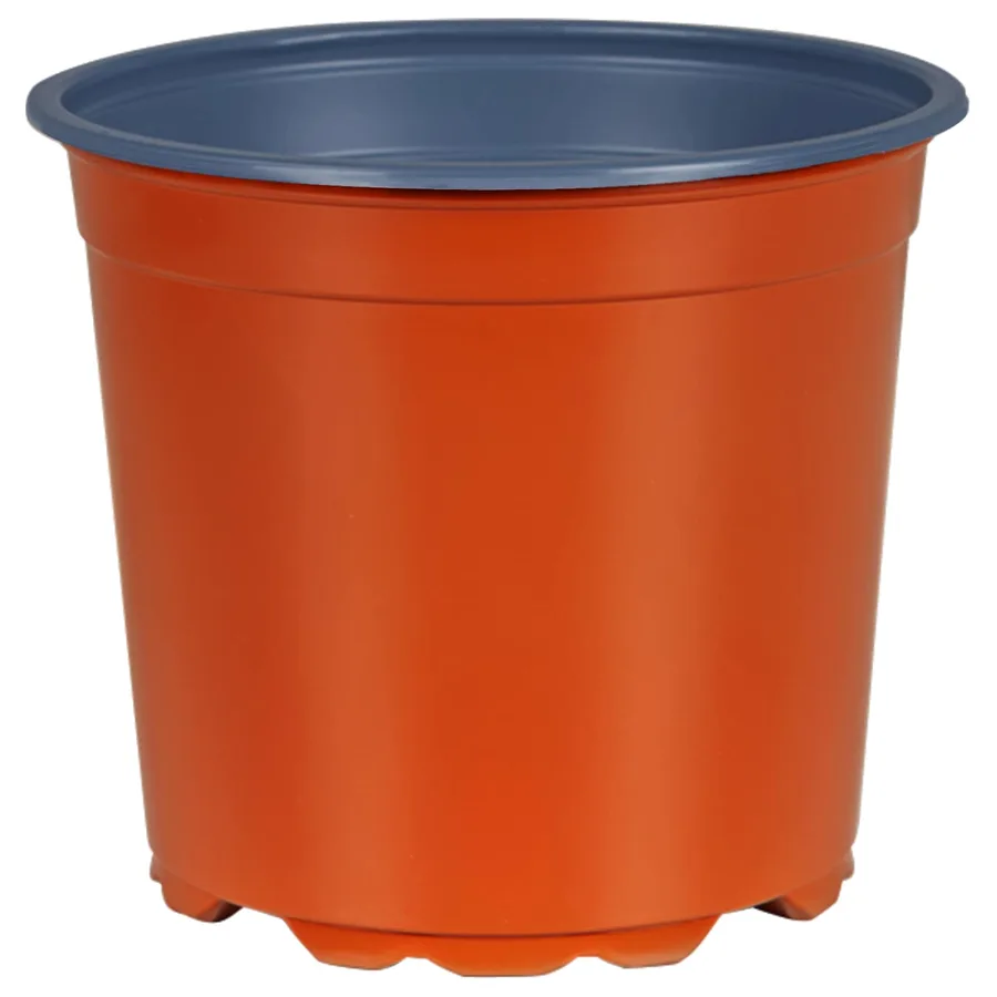 Pot à fleurs 100 pcs Terre cuite Ø 15 x 13 cm Plastique - 2