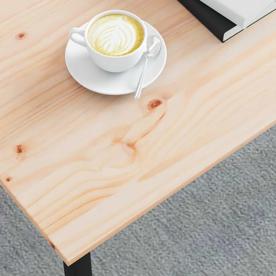 Table basse Naturel 70 x 50 x 36 cm Bois de pin massif - 4