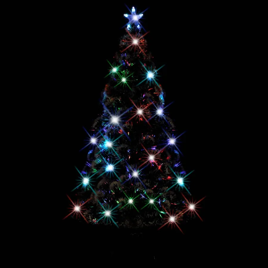 Arbre de Noël pré-éclairé avec support et LED 150 cm fibre optique - 3