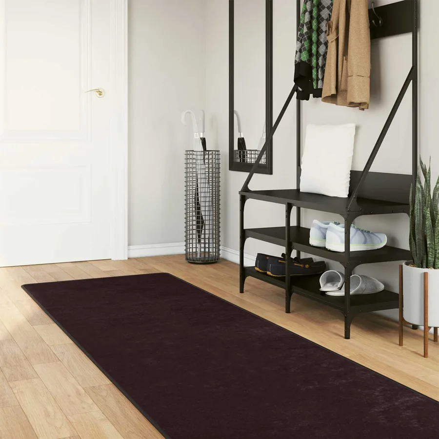Coureur de Tapis MARSA Anthracite 80 x 350 cm Polyester et PVC