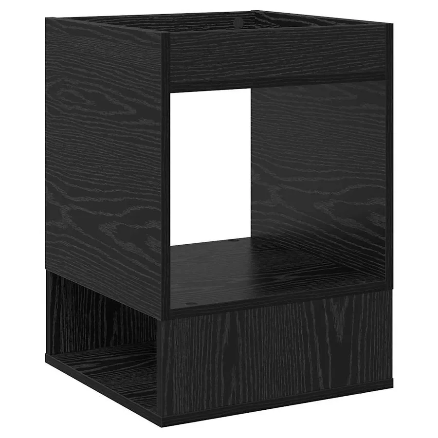 Table d'appoint Chêne noir 40 x 40 x 56 cm Bois d'ingénierie - 2