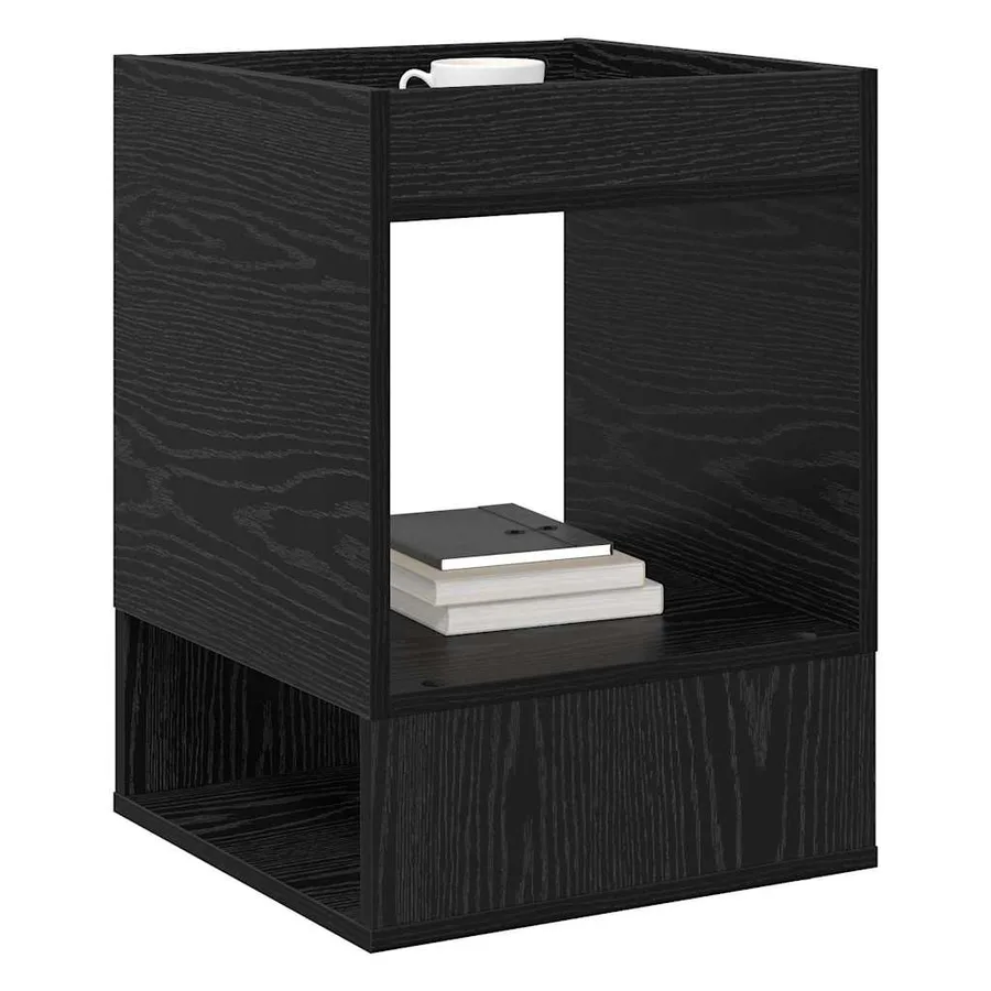 Table d'appoint Chêne noir 40 x 40 x 56 cm Bois d'ingénierie - 3