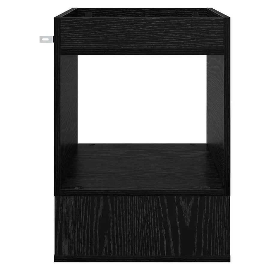 Table d'appoint Chêne noir 40 x 40 x 56 cm Bois d'ingénierie - 5
