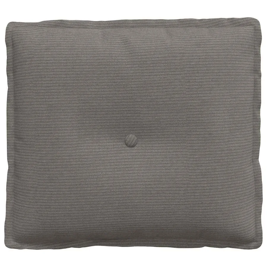 Coussin de Dos Gris clair 50 x 45 cm Tissu en velours côtelé - 5