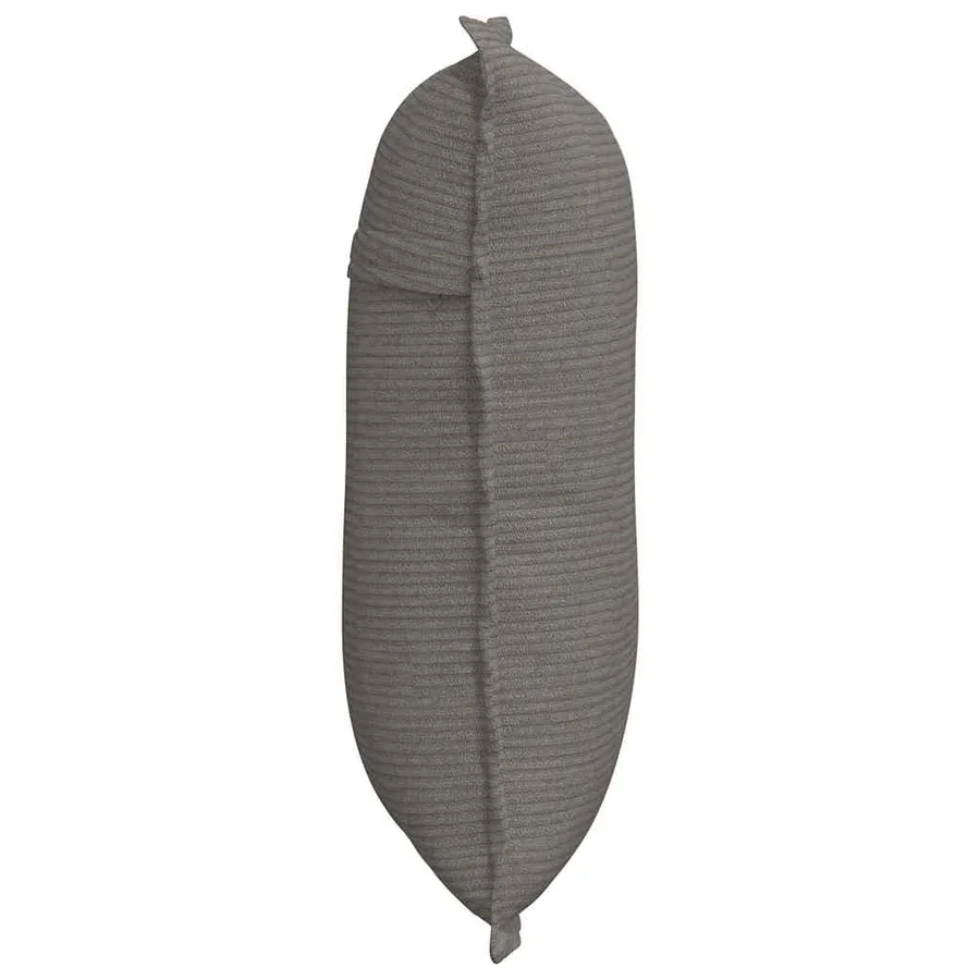 Coussin de Dos Gris clair 50 x 45 cm Tissu en velours côtelé - 6