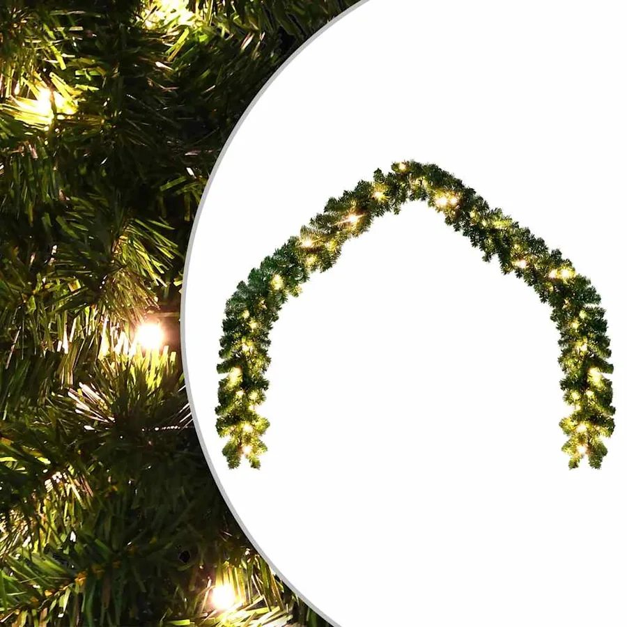 Guirlande de Noël avec lumières LED 10 m - 2