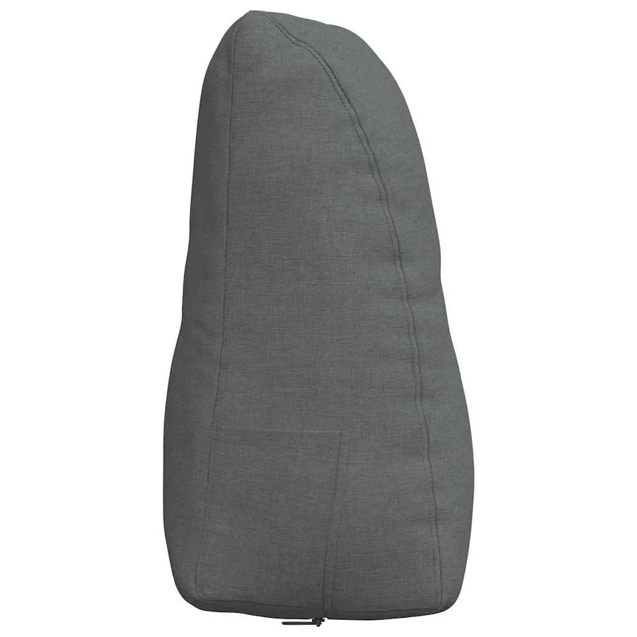 Coussin de Dos Gris foncé 80 x 24 x 50 cm tissu - 7