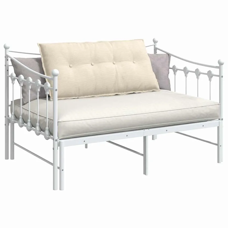 Coussin de Dos Crème 100 x 50 cm Tissu en velours côtelé - 3