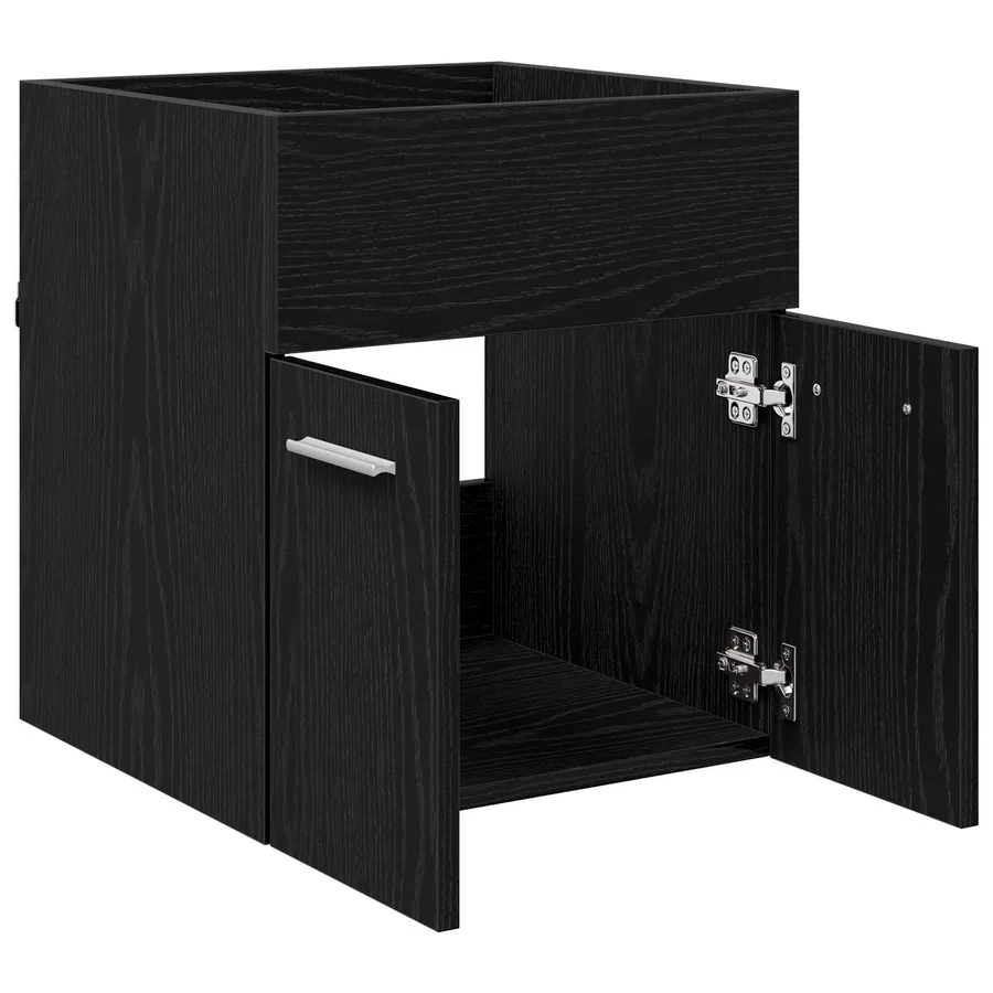 Armoire d'évier Chêne noir 41 x 38,5 x 46 cm Bois d'ingénierie - 5
