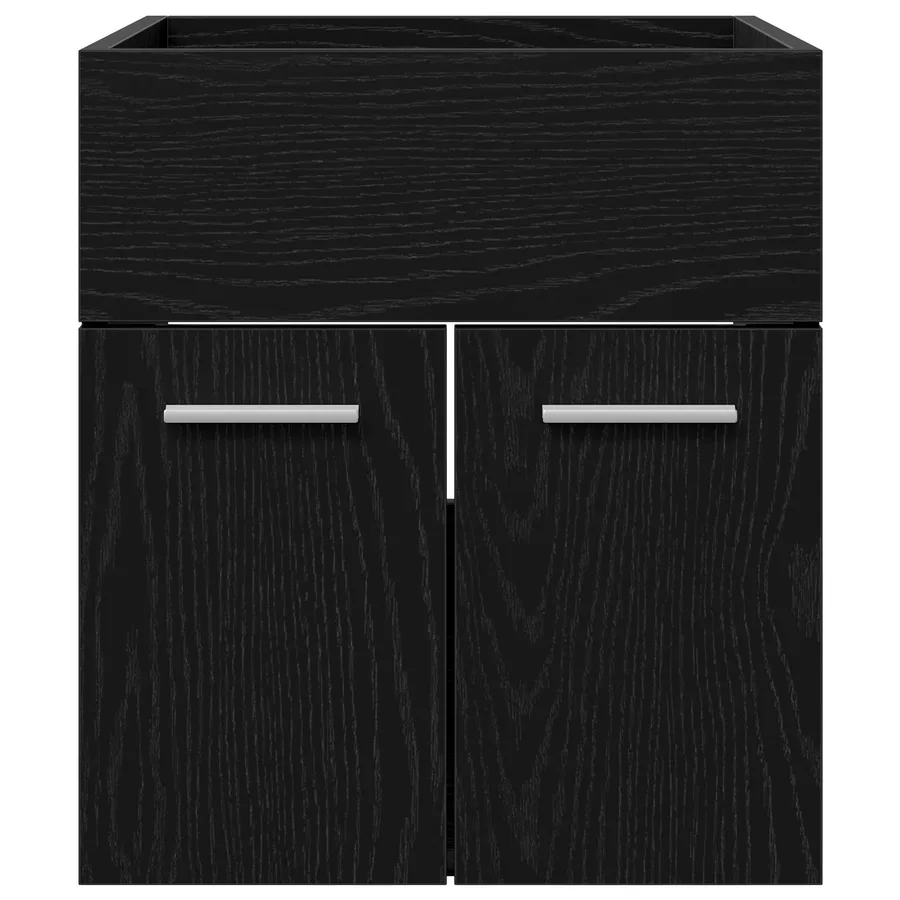 Armoire d'évier Chêne noir 41 x 38,5 x 46 cm Bois d'ingénierie - 6