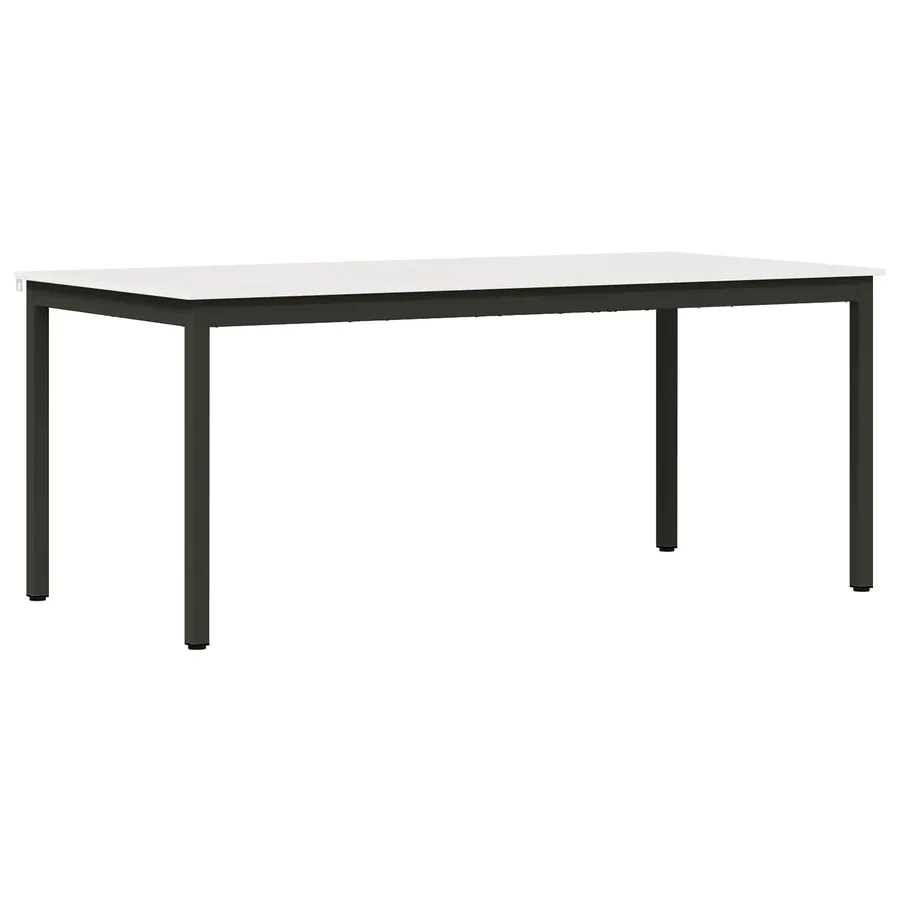 Table de salle à manger / Table de repas Blanc 180 x 90 x 75 cm - 2
