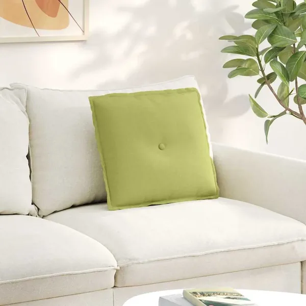 Coussin de Dos Vert clair 50 x 19 x 45 cm tissu