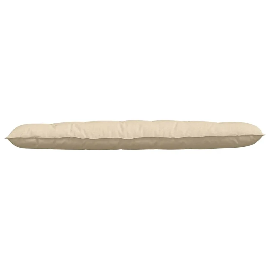 Coussin de Dos Crème 180 x 19 x 50 cm tissu - 5