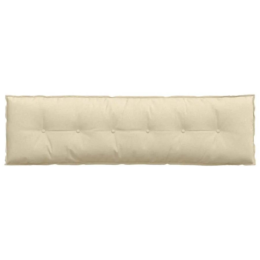 Coussin de Dos Crème 180 x 19 x 50 cm tissu - 6