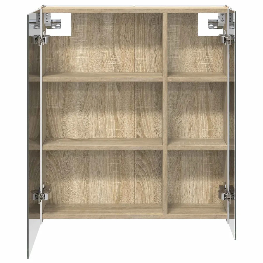 Armoire Miroir de Salle de Bain Chêne Sonoma - 7