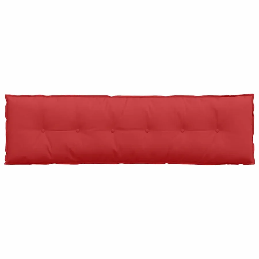 Coussin de Dos Rouge 180 x 19 x 50 cm tissu - 6