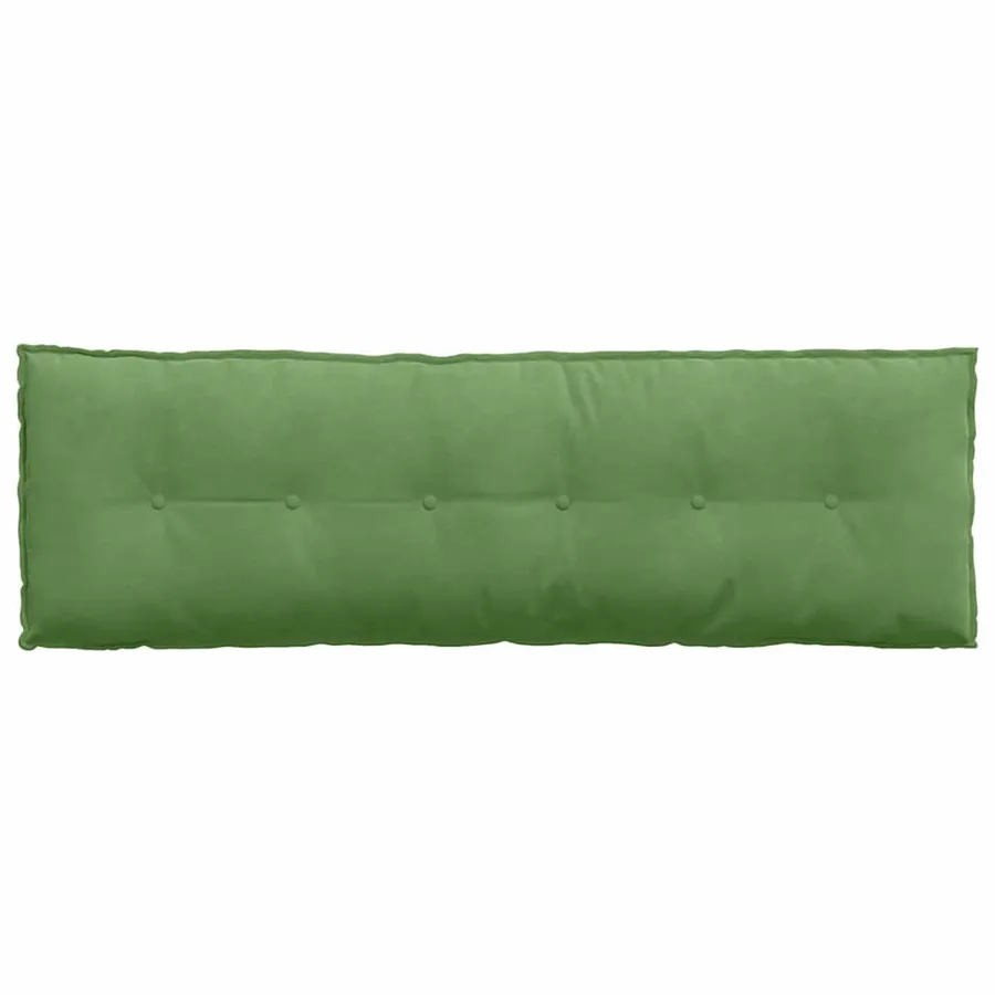 Coussin de Dos Vert clair 160 x 50 cm Tissu en velours côtelé - 6