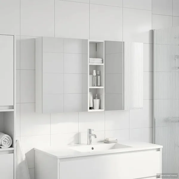 Ensemble de Meubles de Salle de Bain 3 pcs 120 x 14,5 x 70 cm