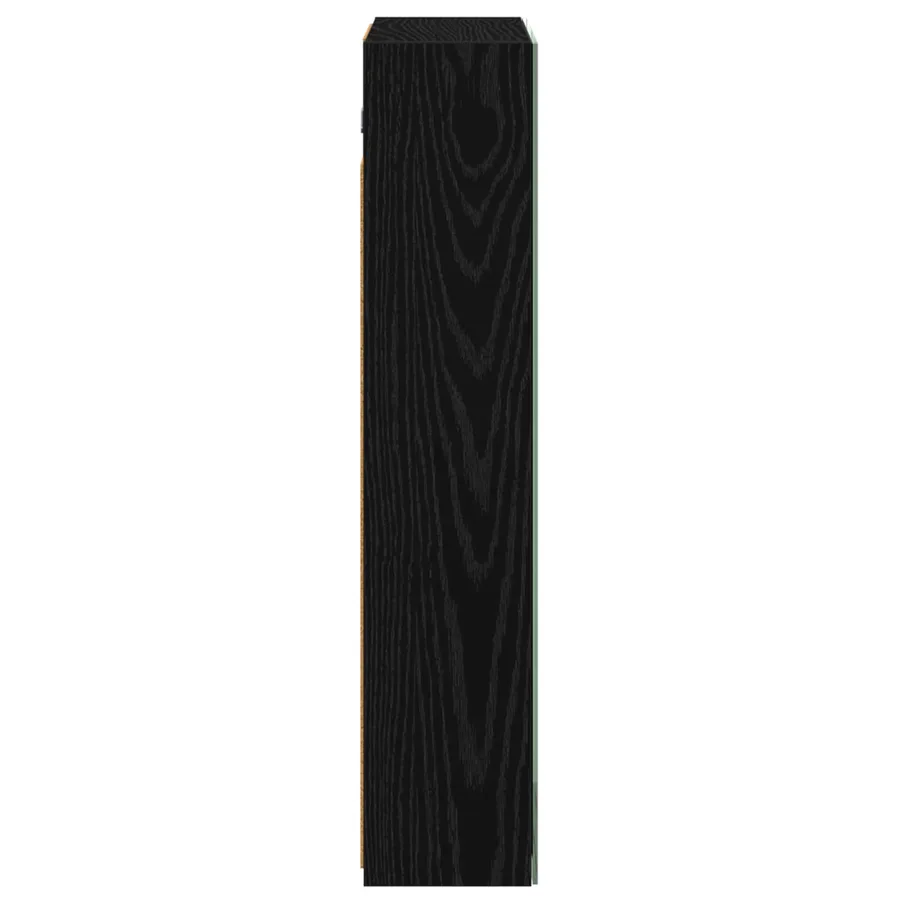 Armoire Miroir de Salle de Bain Chêne noir 50 x 14,5 x 70 cm - 7