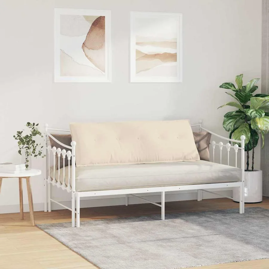 Coussin de Dos Beige 140 x 50 cm Tissu en microfibre - 4