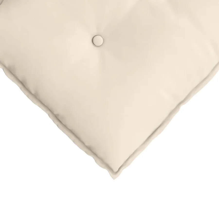 Coussin de Dos Beige 140 x 50 cm Tissu en microfibre - 7