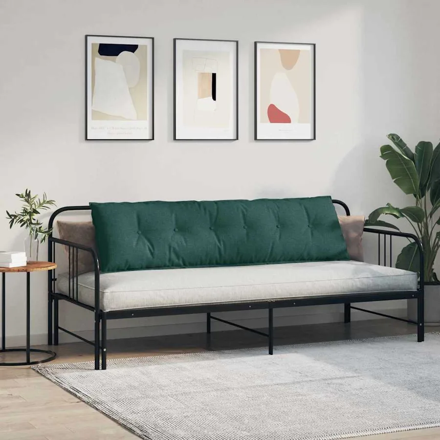 Coussin de Dos Vert foncé 180 x 19 x 50 cm tissu - 4