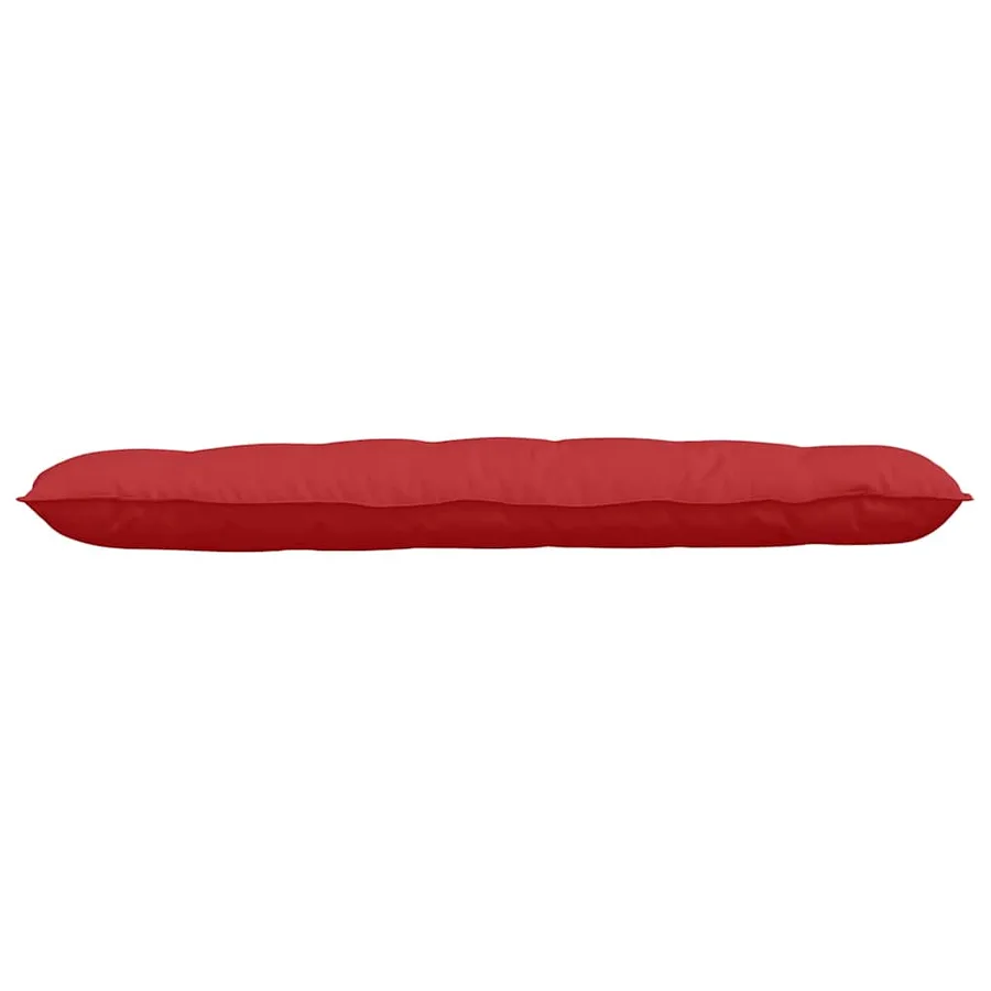 Coussin de Dos Rouge 160 x 19 x 50 cm tissu - 5