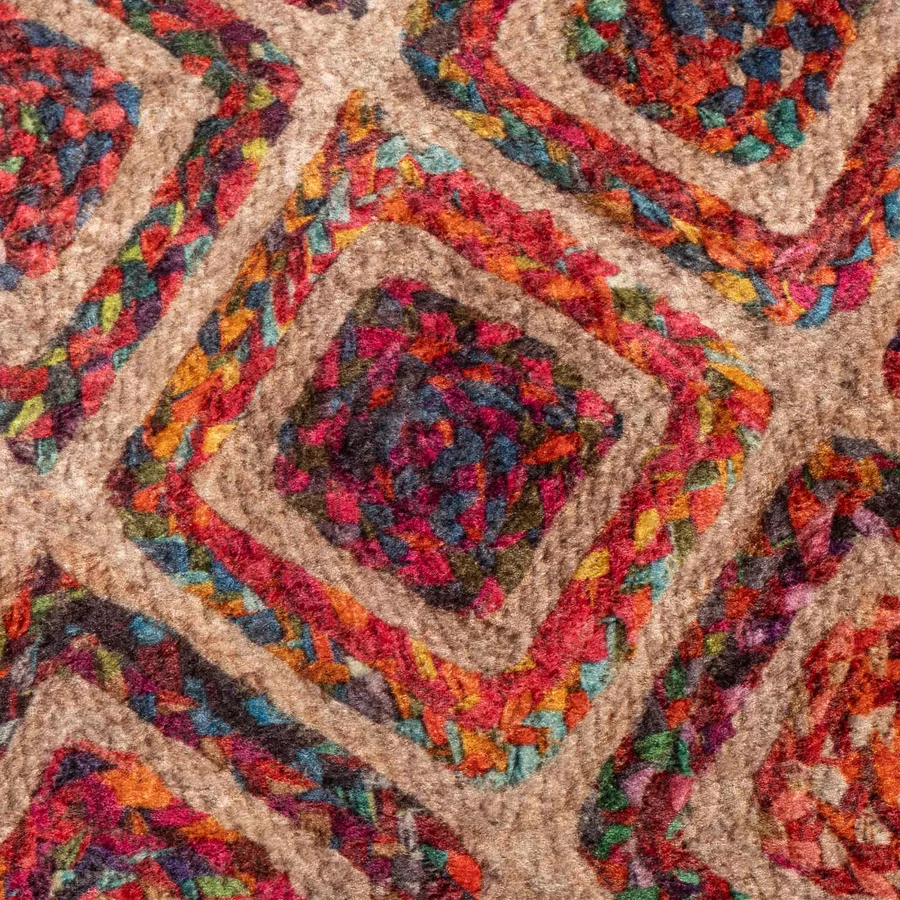 Coureur de Tapis MARSA Multicolore 50 x 450 cm Polyester et PVC - 6