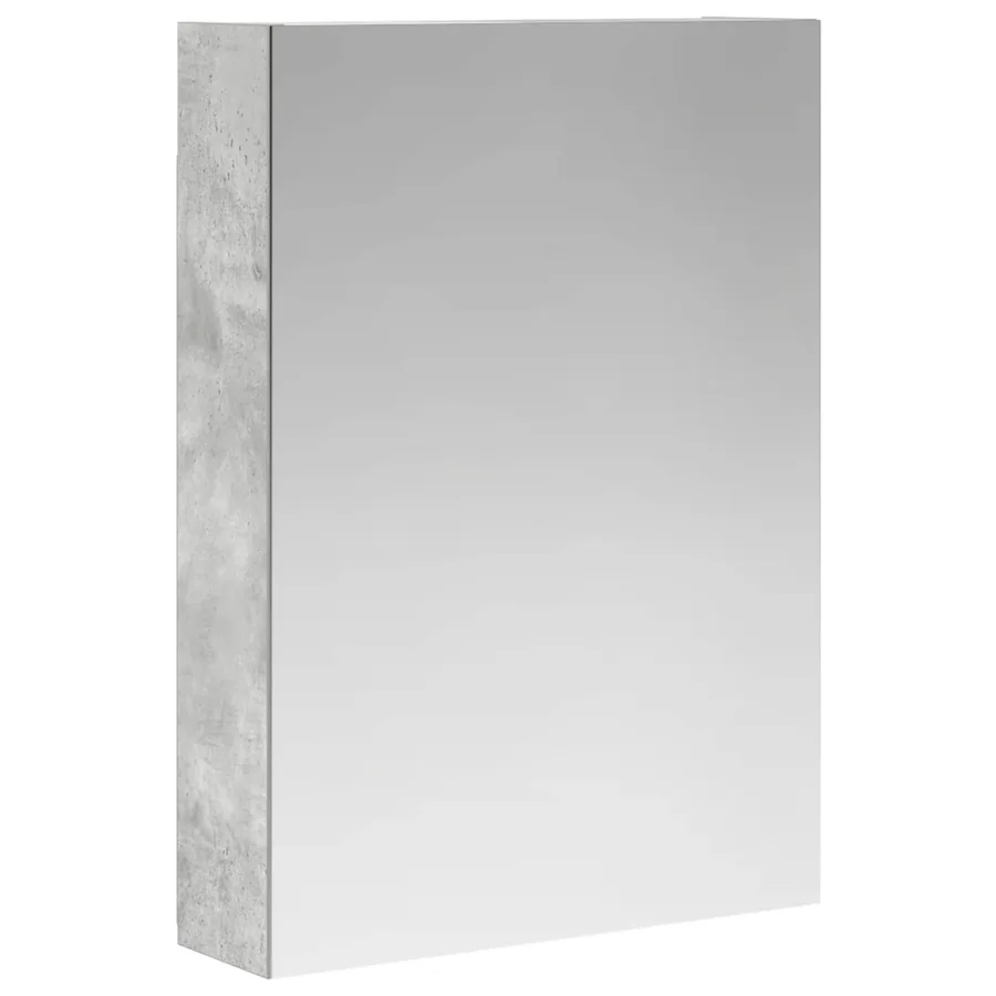 Armoire Miroir de Salle de Bain Gris béton 50 x 14,5 x 70 cm - 2