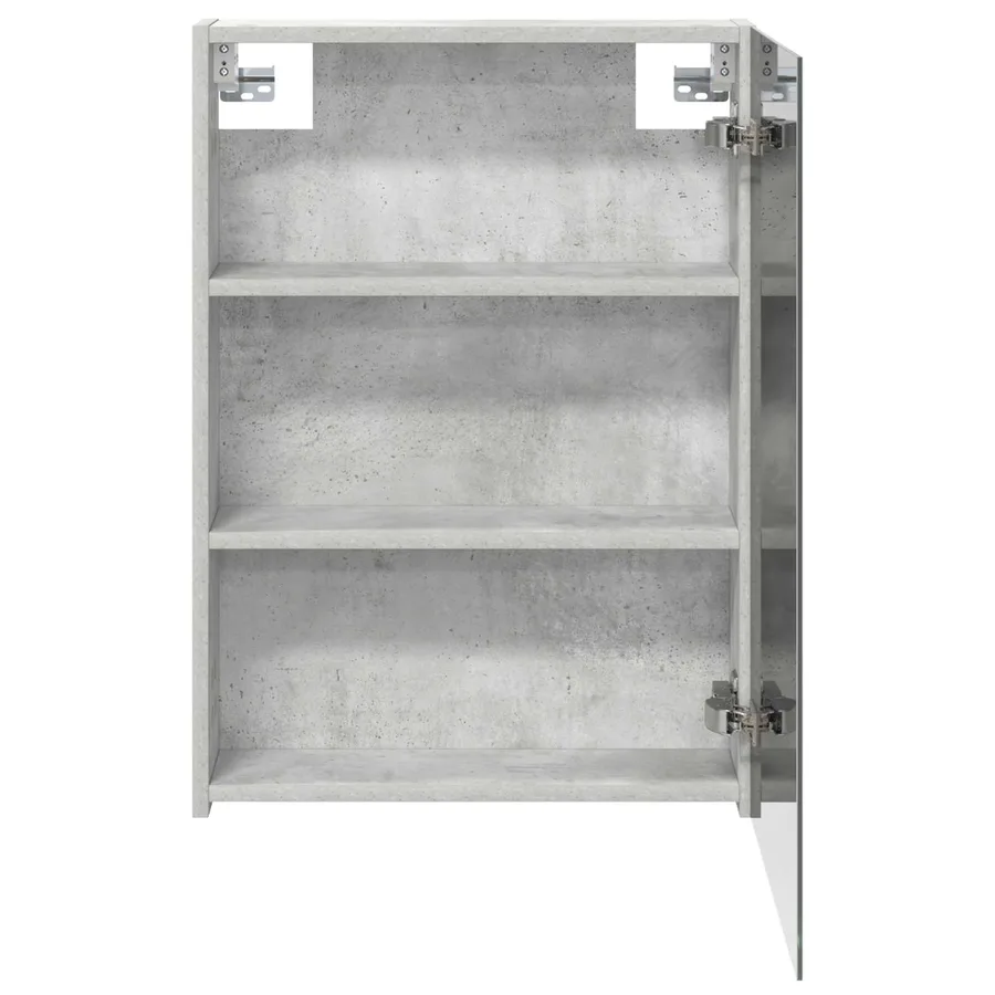 Armoire Miroir de Salle de Bain Gris béton 50 x 14,5 x 70 cm - 6