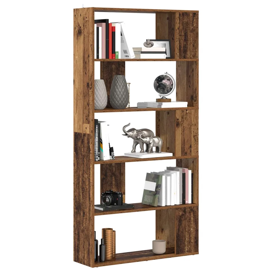 Bibliothèque Bois ancien 80 x 24 x 159 cm Bois d'ingénierie - 3