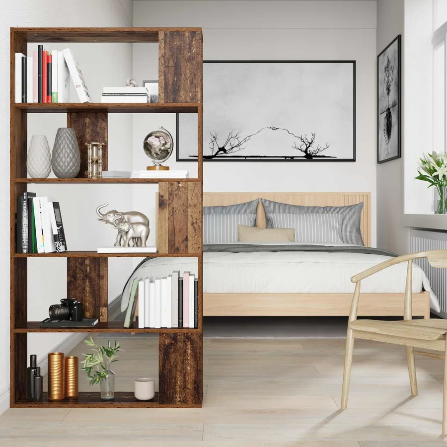 Bibliothèque Bois ancien 80 x 24 x 159 cm Bois d'ingénierie - 4