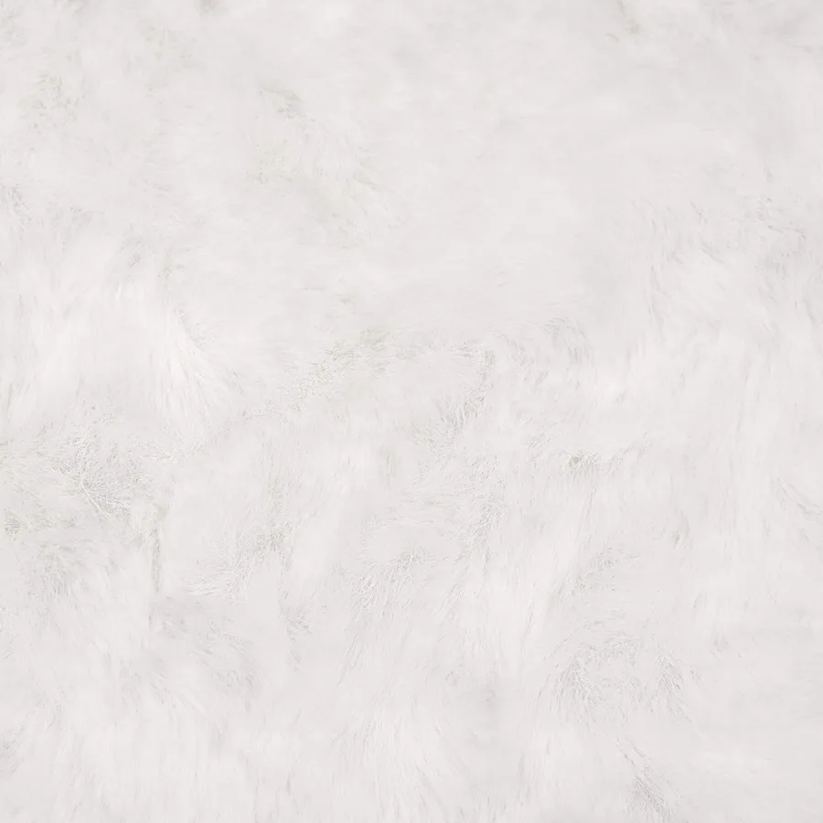 Tapis antidérapant en fausse de lapin OLITE Blanc 80 x 120 cm - 8