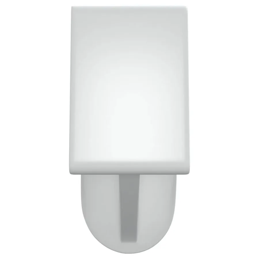Tringles à rideau 2 pcs blanc et argenté 60-105 cm aluminium - 6