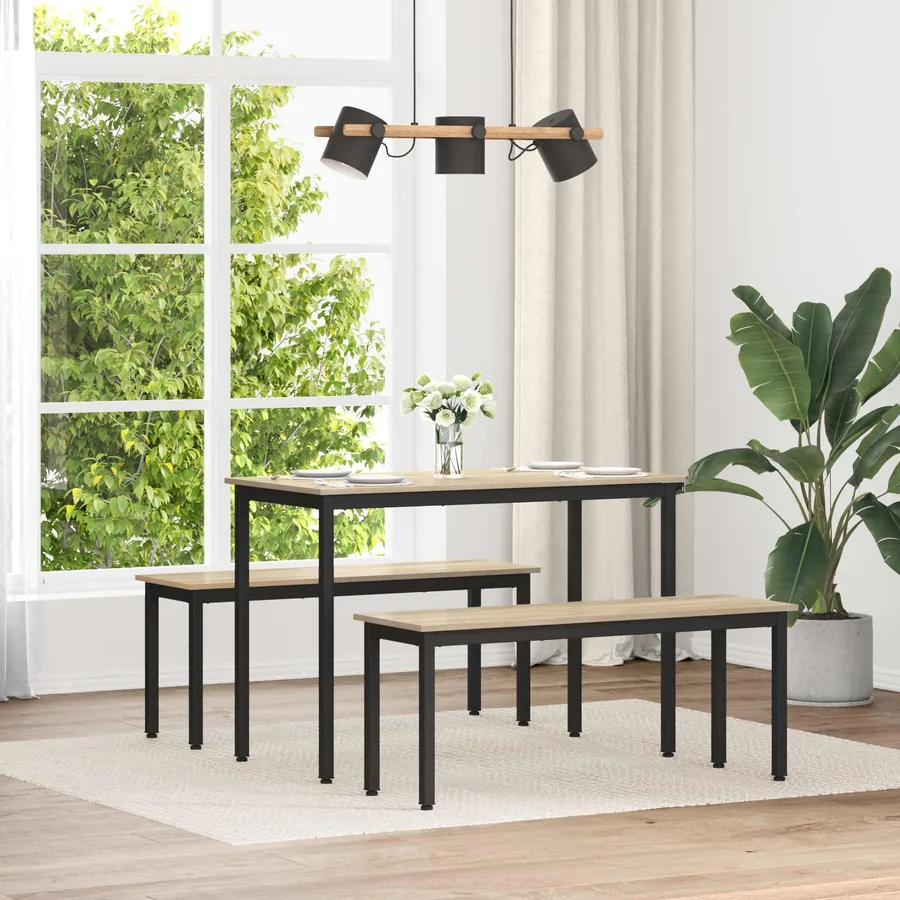 banc Sonoma 110 x 35 x 45 cm Bois d'ingénierie