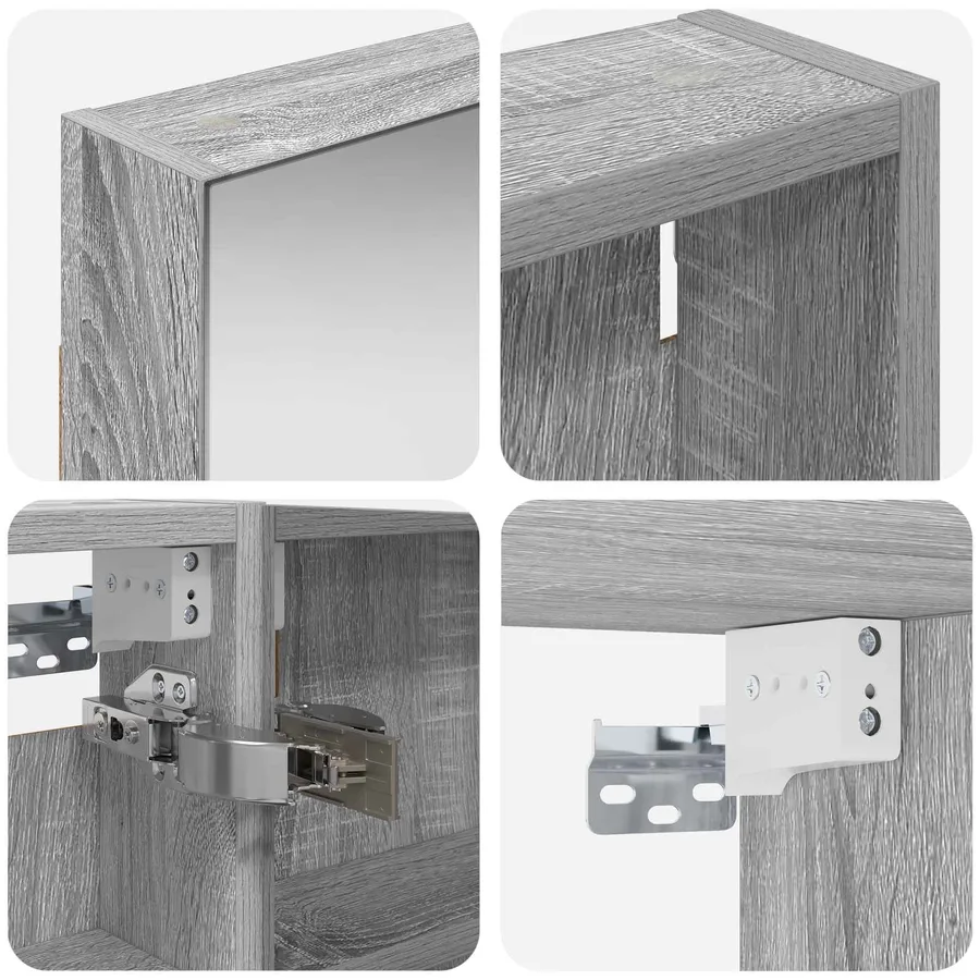 Ensemble de Meubles de Salle de Bain 3 pcs 120 x 10,5 x 60,5 cm - 8