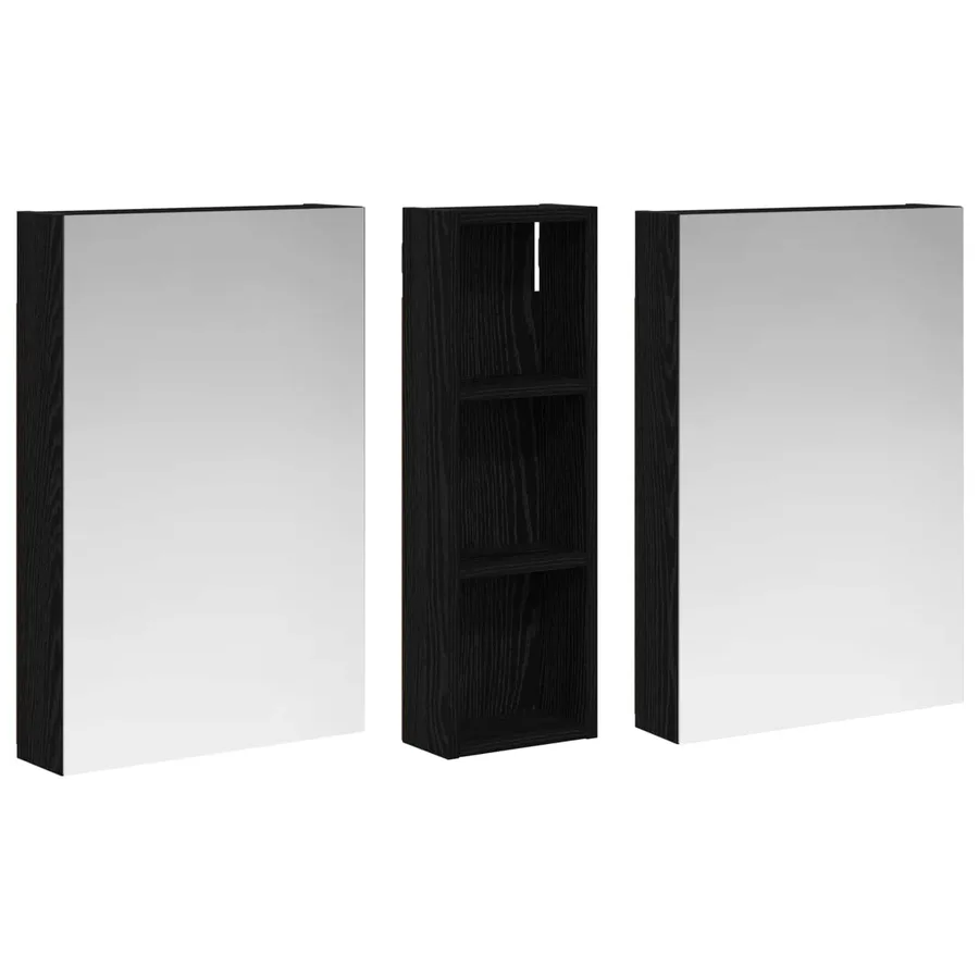 Ensemble de Meubles de Salle de Bain 3 pcs 100 x 10,5 x 60,5 cm - 5