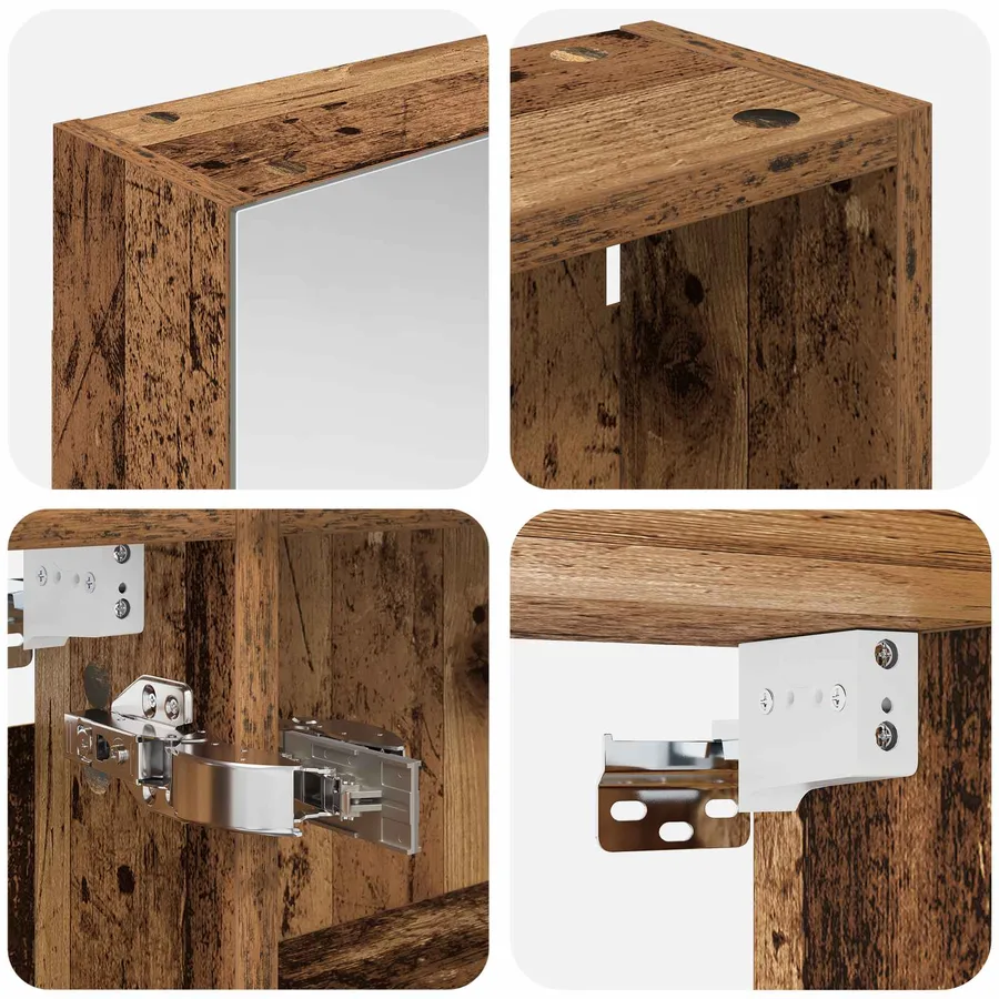 Ensemble de Meubles de Salle de Bain 3 pcs 120 x 14,5 x 70 cm - 10