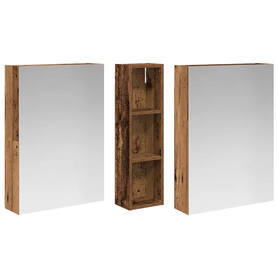 Ensemble de Meubles de Salle de Bain 3 pcs 120 x 14,5 x 70 cm - 5