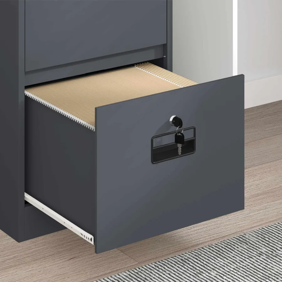 Cabinet de Dossier avec tiroir Anthracite 45,5 x 42 x 74,5 cm - 5