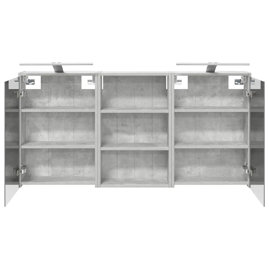 Ensemble de Meubles de Salle de Bain 3 pcs 126 x 16 x 62.5 cm - 7
