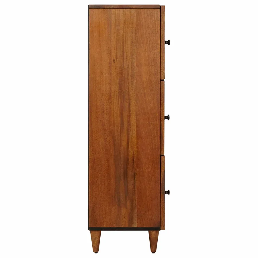 Haut Armoire Noyer 40 x 33 x 110 cm Bois de mangue massif - 5