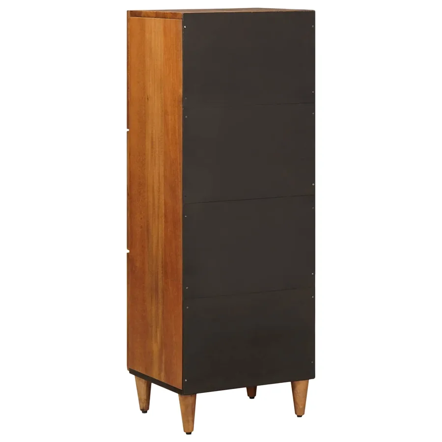Haut Armoire Noyer 40 x 33 x 110 cm Bois de mangue massif - 6