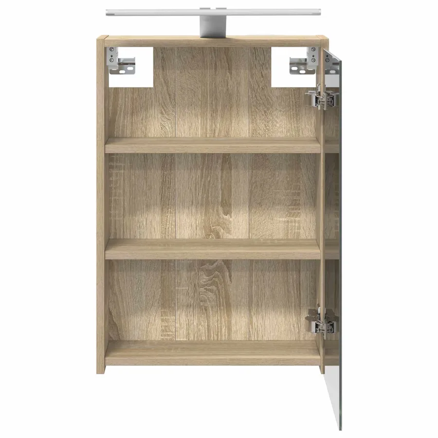 Armoire Miroir de Salle de Bain Chêne Sonoma 43 x 16 x 62.5 cm - 7