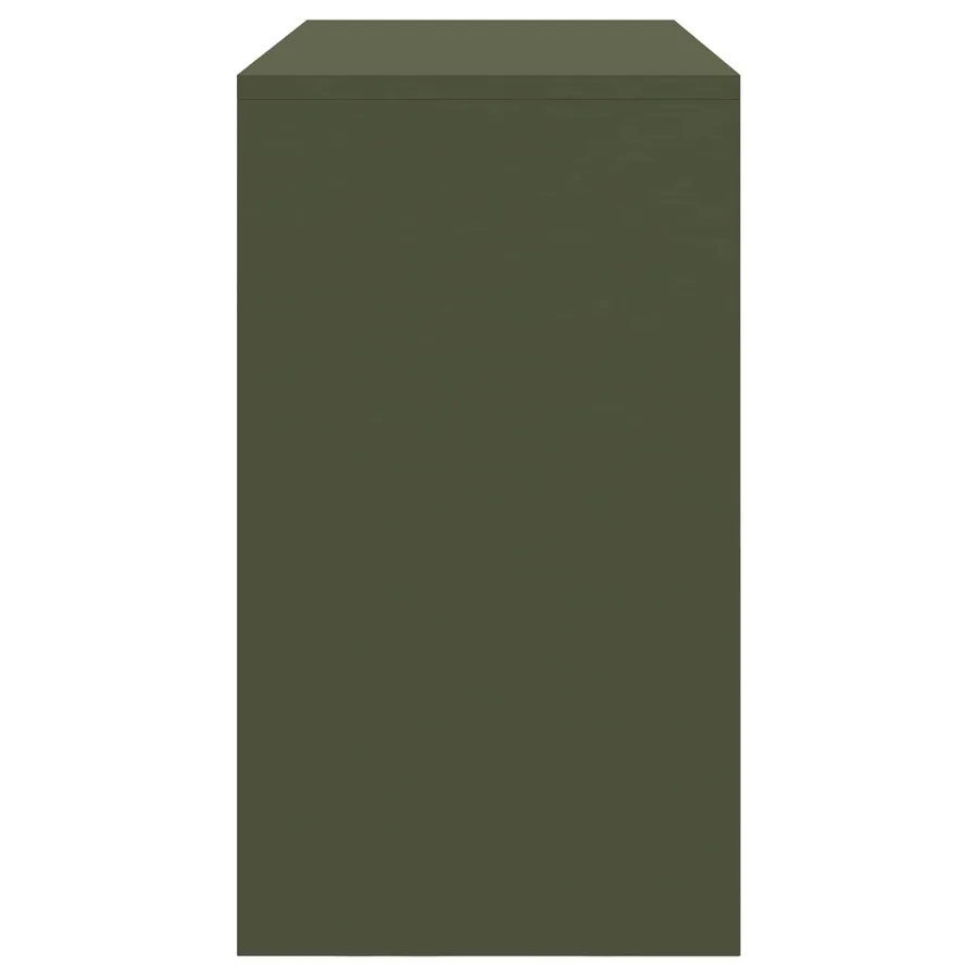 Armoire de rangement Vert olive 90 x 40 x 70 cm Acier - 7