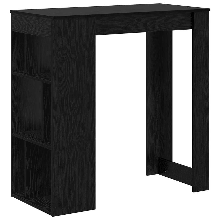Table de bar Chêne noir 102 x 50 x 103,5 cm Bois d'ingénierie - 2