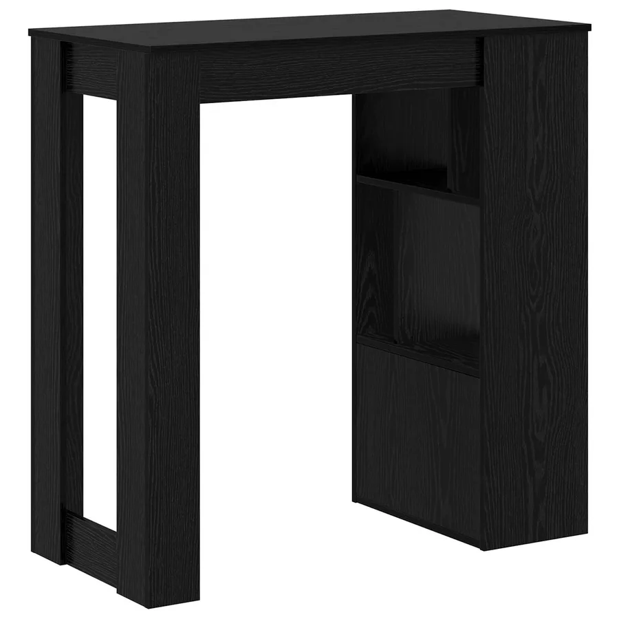 Table de bar Chêne noir 102 x 50 x 103,5 cm Bois d'ingénierie - 6