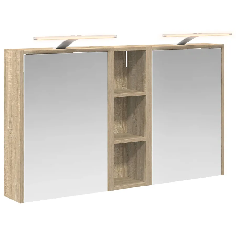 Ensemble de Meubles de Salle de Bain 3 pcs 106 x 16 x 62,5 cm - 2
