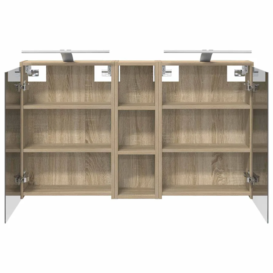 Ensemble de Meubles de Salle de Bain 3 pcs 106 x 16 x 62,5 cm - 7